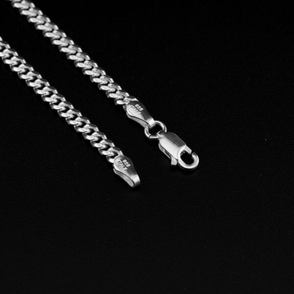 Cadena en Plata italiana 925 | Tejido Cubano | 60 Centimetros de largo | 3.5mm Calibre | CP0003 - Image 3