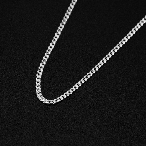 Cadena en Plata italiana 925 | Tejido Cubano | 60 CM de largo | 2 MM Ancho | CP0005 - Image 4