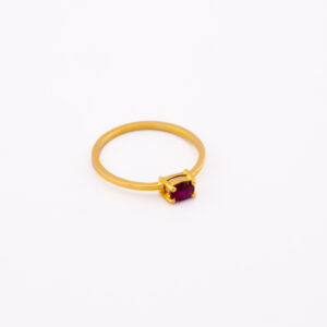 AOR24 - ANILLO DE RUBI EN ORO G 1.070 - CT R 0.29