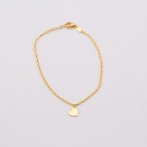 PO10006 - PULSERA DE ORO CADENILLA CORAZON - G 1.920