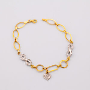 PO10007 - PULSERA DE ORO INFINITOS 2 OROS - G 5.415