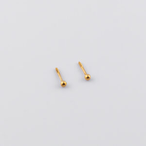 TO39 - TOPOS BOLITAS EN ORO 18K - G 0.380