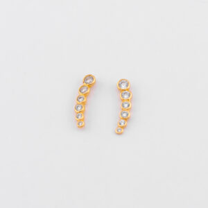 TO21 - TOPOS LINEA DE CRISTAL EN ORO 18K - G 0.755