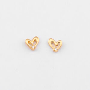 TO25 - TOPOS CORAZÓN EN ORO 18K - G 0.611