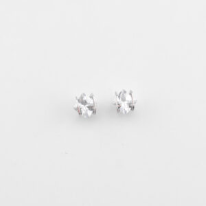 TO28 - TOPOS CRISTAL CUADRADO RODINADO EN ORO 18K - G 0.826