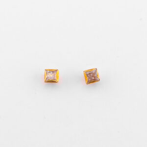TO38 - TOPOS CUADRADOS EN ORO 18K - G 0.568