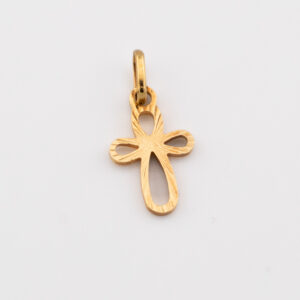 DO10043 - DIJE CRUZ EN ORO DE 18K - G 0.887