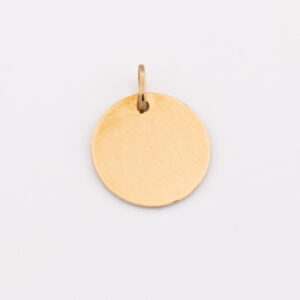 DO10045 - DIJE EN ORO 18K MEDALLA REDONDA - G 1.405