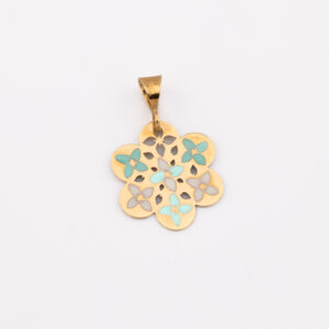 DO90008 - DIJE DE FLOR EN ORO DE 18K - G 0.709