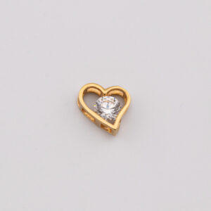 DO10014 - DIJE CORAZON EN ORO DE 18K - G 0.839