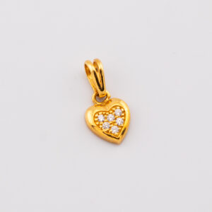 DO1029 - DIJE DE CORAZÓN EN ORO DE 18K - G 1.114