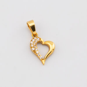 DO125 - DIJE DE ORO CORAZON EN ORO DE 18K - G 1.000