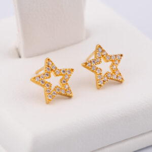 TO666 - TOPOS DE ESTRELLA EN ORO DE 18K - G 2.669