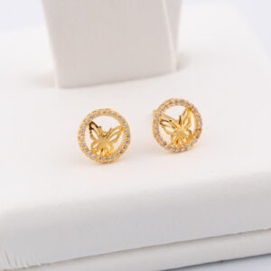 TO756 - TOPOS DE MARIPOSAS EN ORO DE 18K - G 1.238