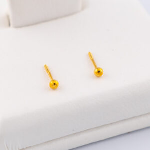 TO761 - TOPOS DE BOLITAS EN ORO DE 18K - G 0.436