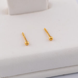 TO762 - TOPOS DE BOLITAS EN ORO DE 18K - G 0.402