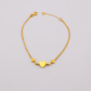 PO12 - PULSERA DE ORO CORAZON - G 2.472