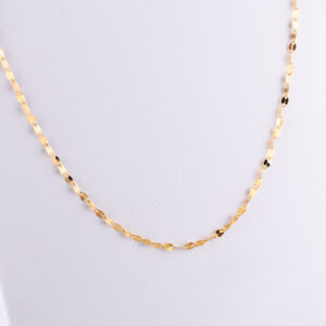 CO03 - CADENA EN ORO DE 18K - 45CM - G 0.999