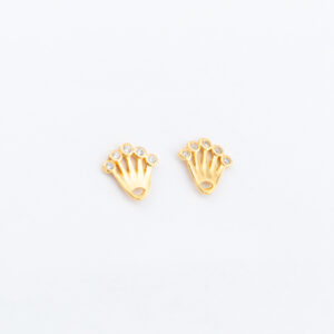 TO14 - TOPO ESPIGAS EN ORO 18K - G 0.765