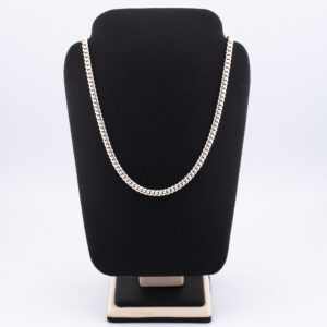 CP2 - CADENA DE PLATA TEJIDO CUBANO - G 27.0