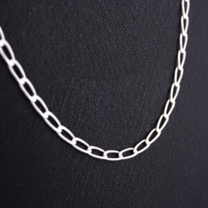 CP4 - CADENA DE PLATA ESLABON LARGO - 3.15MM - 50CM - G 6.441