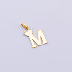 DO14-3 - DIJE EN ORO LETRA M - G 0.571