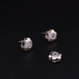 JXP5 - JUEGO DE PLATA - ARETES Y DIJE - G 3.2