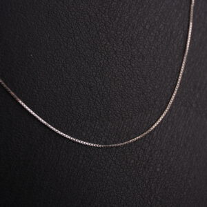 CP29 - CADENA DE PLATA VENECIANA RODINADA - G 1.0