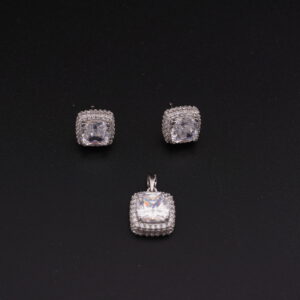 JXP18 - JUEGO DE PLATA CRISTAL  - RF85