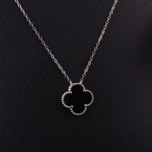 JXP19 - JUEGO DE PLATA VC RODINADO CON ONIX